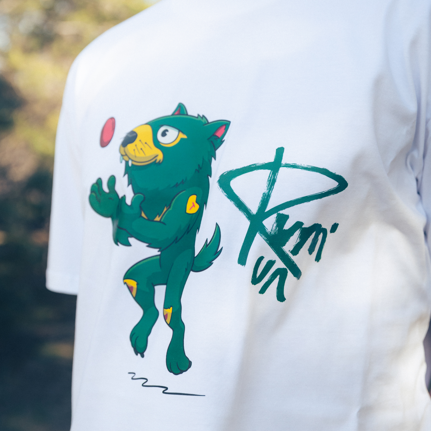 Rum'Un T-Shirt White - Adult