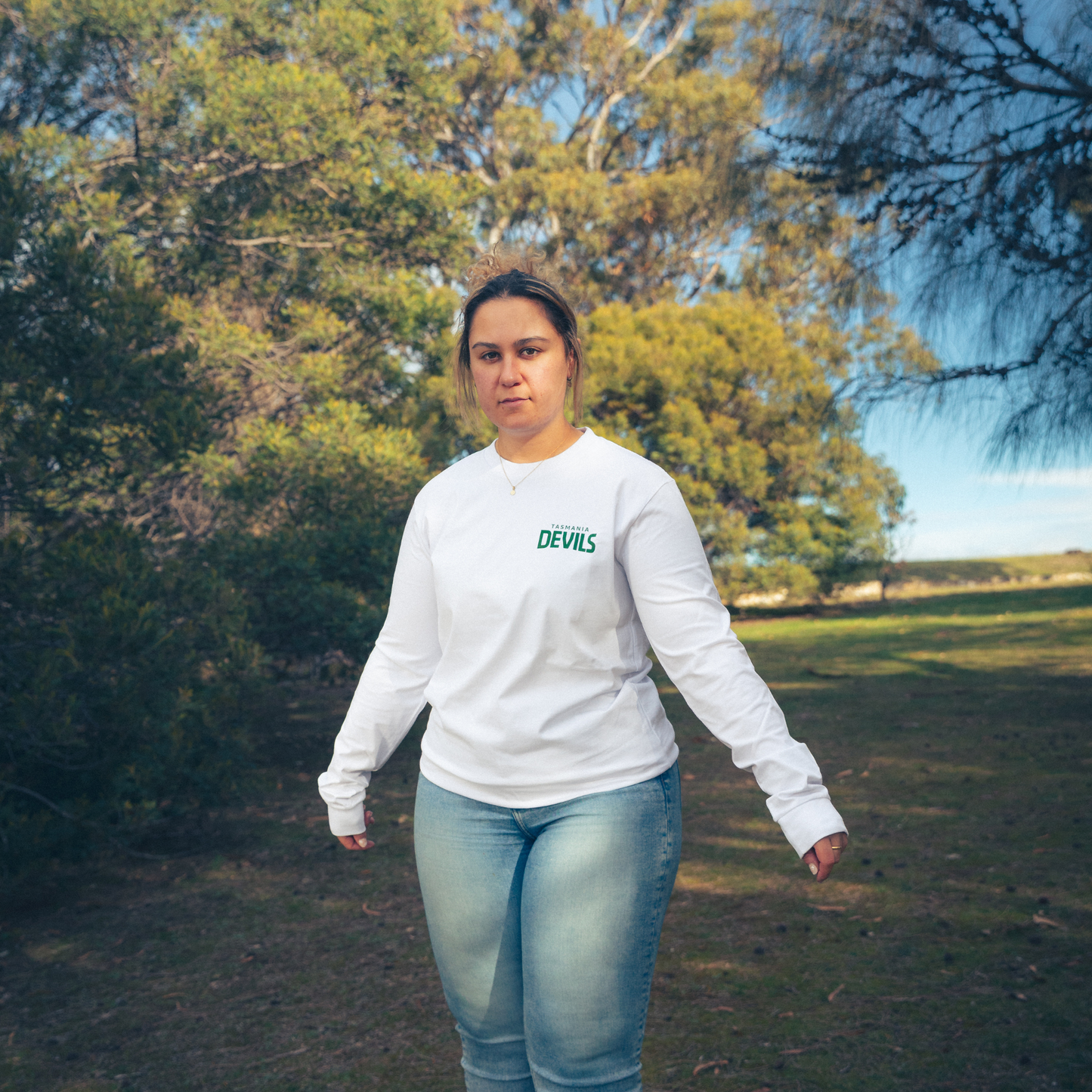 Gravel In Our Veins Long Sleeve White T-Shirt - Adult