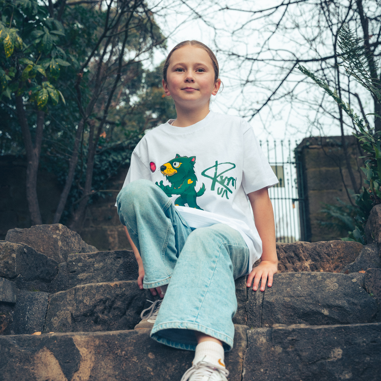 Rum'Un T-Shirt White - Youth