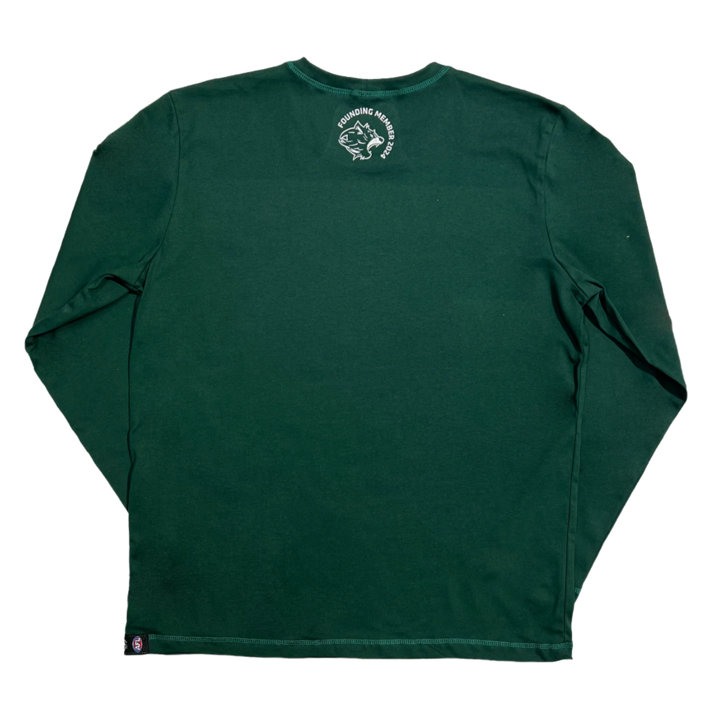 Tasmanian-Made Foundation Long Sleeve Shirt - Green Youth