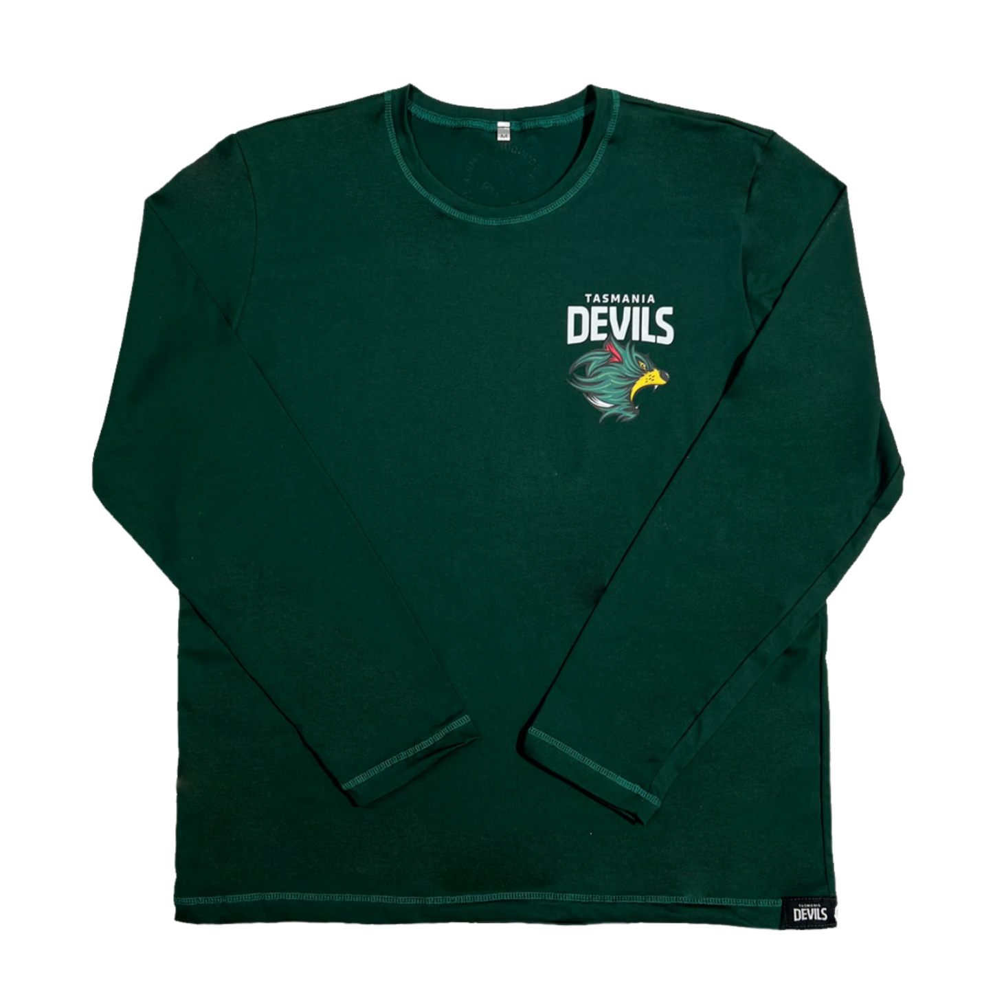 Tasmanian-Made Foundation Long Sleeve Shirt - Green Youth