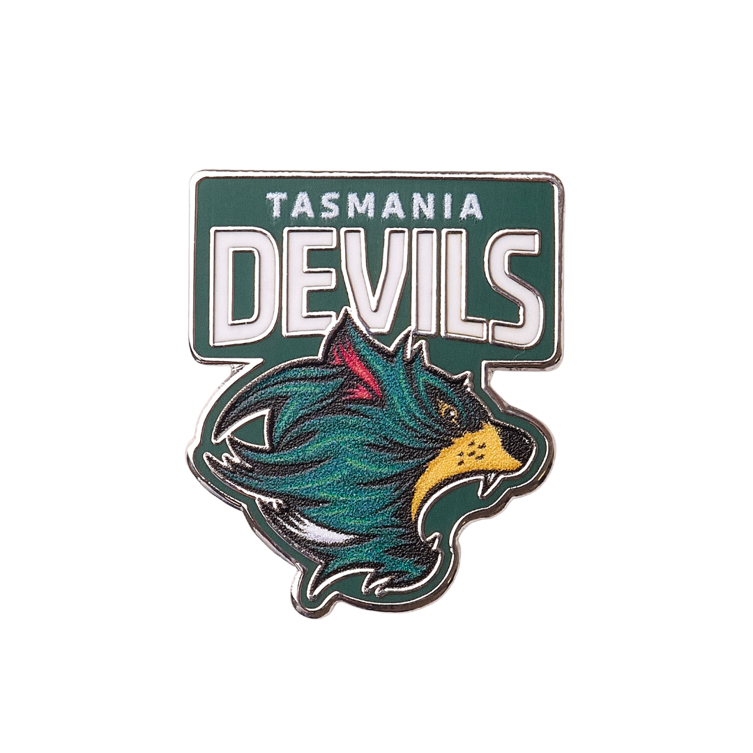 Tasmanian Devils Logo Lapel Pin