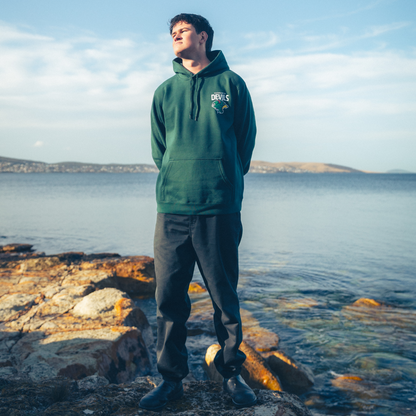 Devil From Day One Green Hoodie - Adult