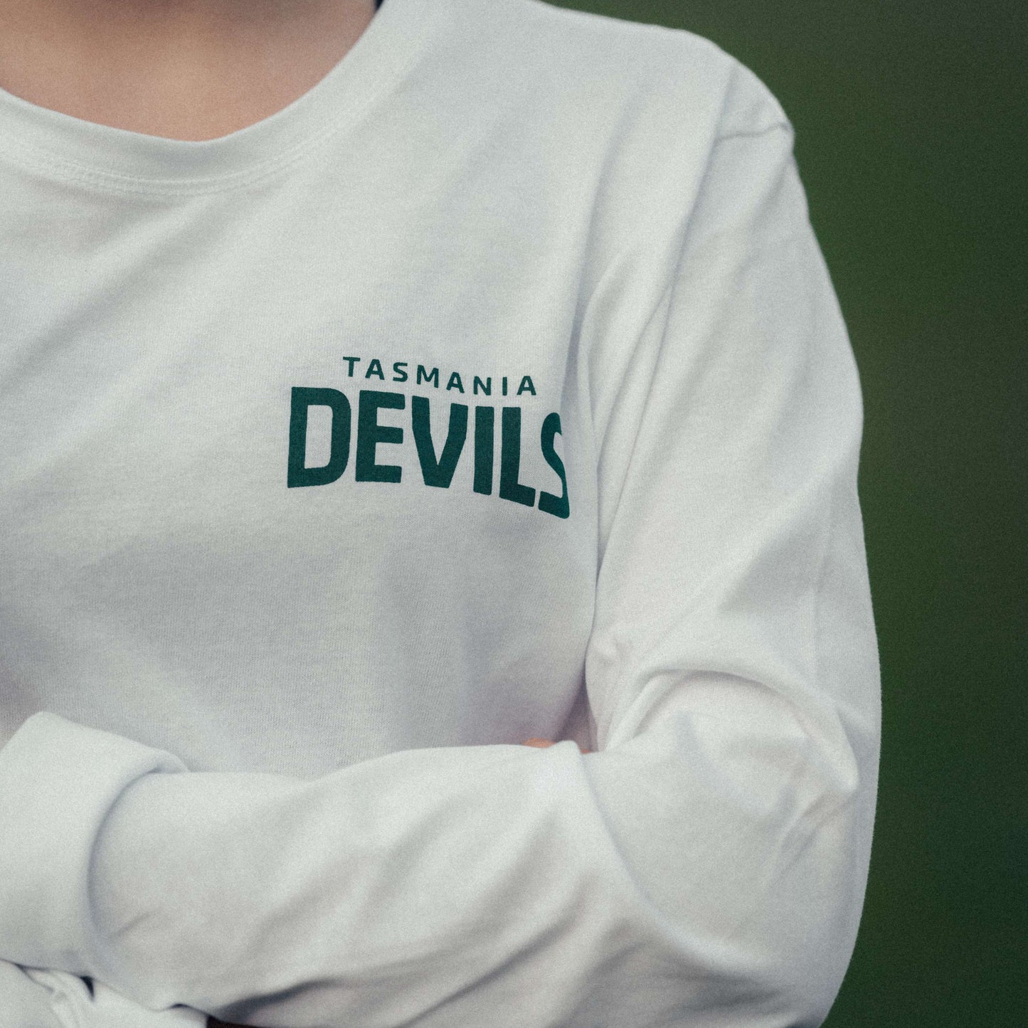 Tasmanian-Made Foundation Long Sleeve Shirt - White