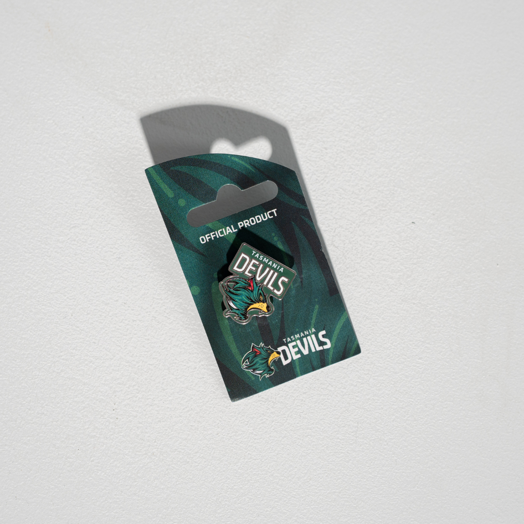 Tasmanian Devils Logo Lapel Pin