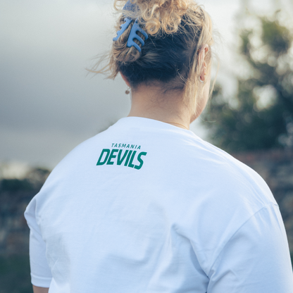 Devil From Day One White T-Shirt - Adult