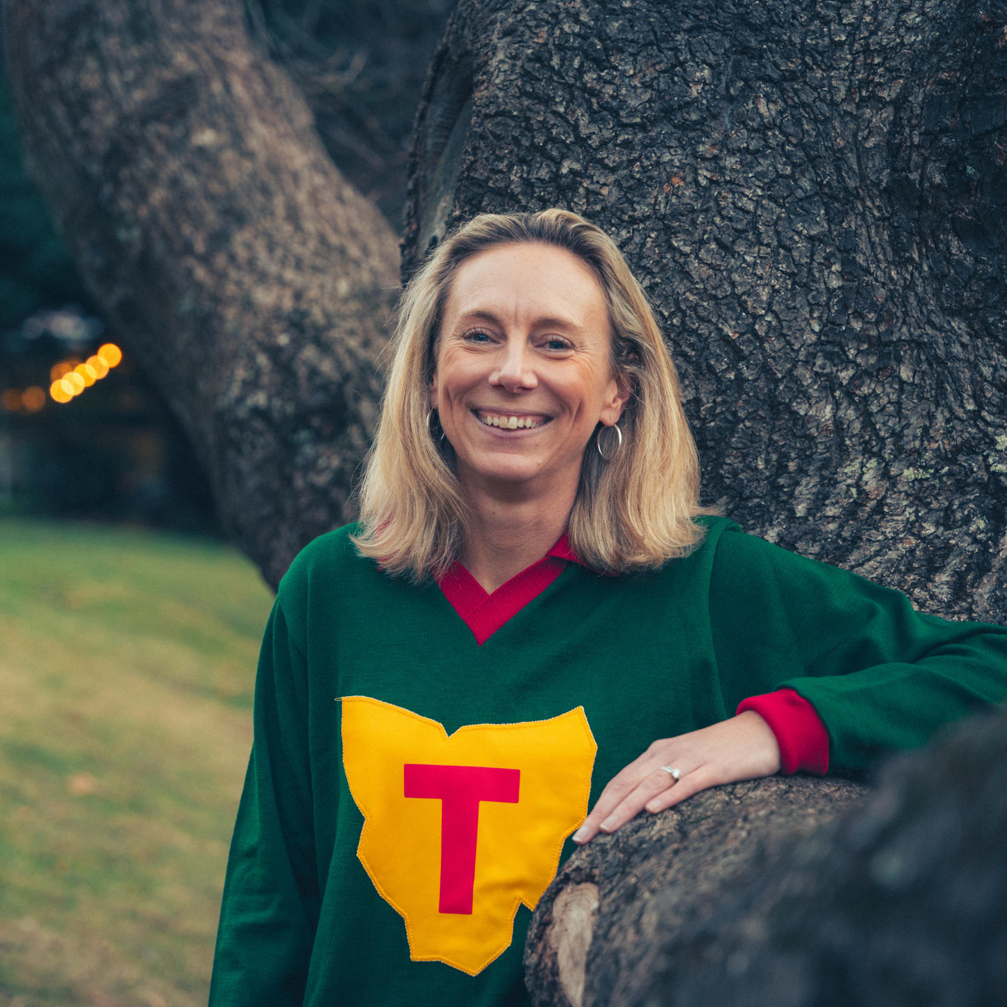 Women's Long Sleeve Wool Vintage Guernsey