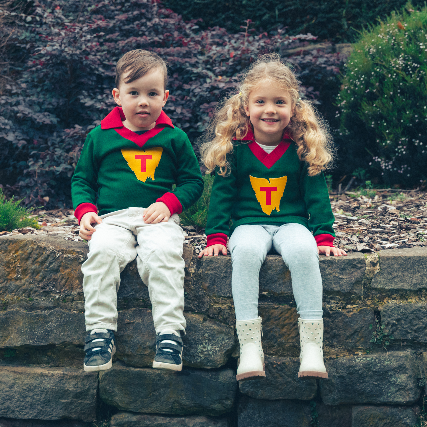 Youth Long Sleeve Wool Vintage Guernsey