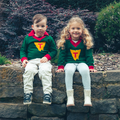 Youth Long Sleeve Wool Vintage Guernsey