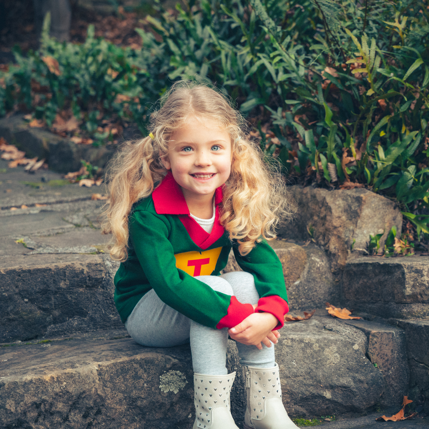 Youth Long Sleeve Wool Vintage Guernsey